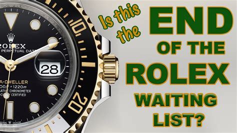 rolex wartezeit 2021|rolex waiting list 2022.